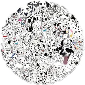 LTZSTONE 50 Pcs Dalmatians Stickers Decals for Laptops Water Bottles Toys and Gifts for Kids Teens Girls Perfect for Laptop Hydro Flask Phone Skateboard Travel| Extra Durable Vinyl