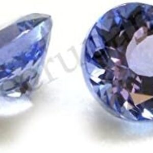 Neerupam collection Blue Natural African Tanzanite AAA Quality 1.5 mm Brilliant Cut Round Loose gemstone