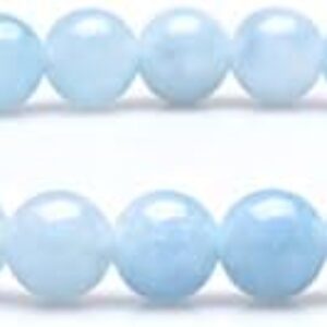 Ouubuuy Natural Gemstone Beads Stretch Bracelet for Men Women 6mm Round Gem Semi Stone Beaded Bracelet Unisex 7 inch