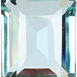 REAL-GEMS Emerald Cut Sky Blue Aquamarine Loose Gemstone 80-90 Ct. Approx