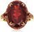 Ross-Simons 11.20 ct. t.w. Garnet and .36 ct. t.w. Red Diamond Ring in 14kt Yellow Gold