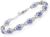Gem Stone King 925 Sterling Silver Blue Tanzanite Tennis Bracelet For Women (8.55 Cttw, Gemstone Birthstone, 7 Inch with 1 Inch Extender)